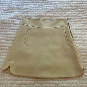 J. Crew wool cream mini skirt - size 2